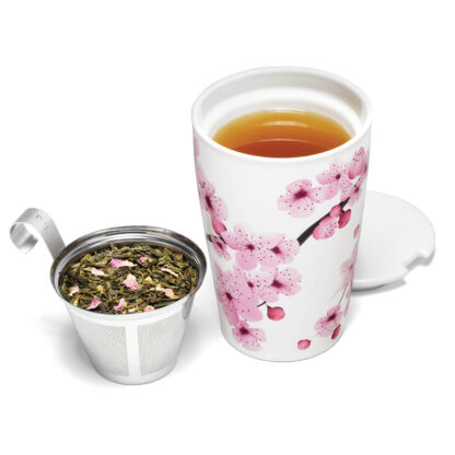 TEA FORTE, Hanami, Cana din ceramica cu infuzor pentru ceai - imagine 2