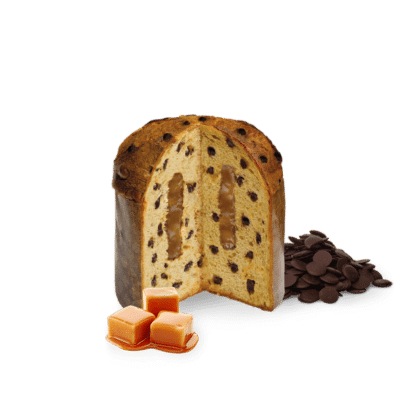 Panettone Astucci cu Ciocolata si Crema de Caramel Sarat, Loison, 600g - imagine 2