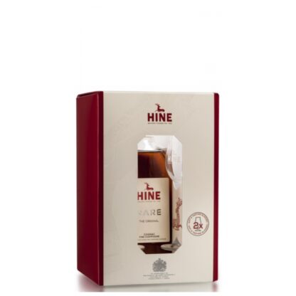 HINE RARE, Cognac VSOP cu doua pahare cadou, Thomas Hine, 700 ml